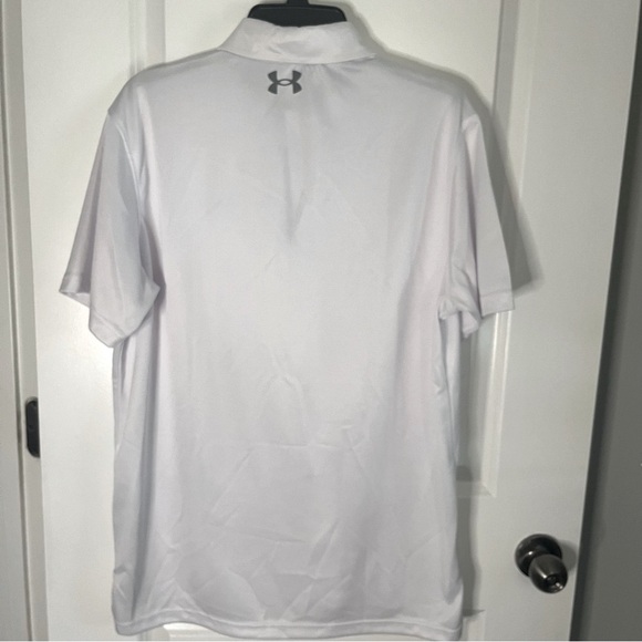 Under Armour LG Men's white Polo Shirt - Picture 6 of 7